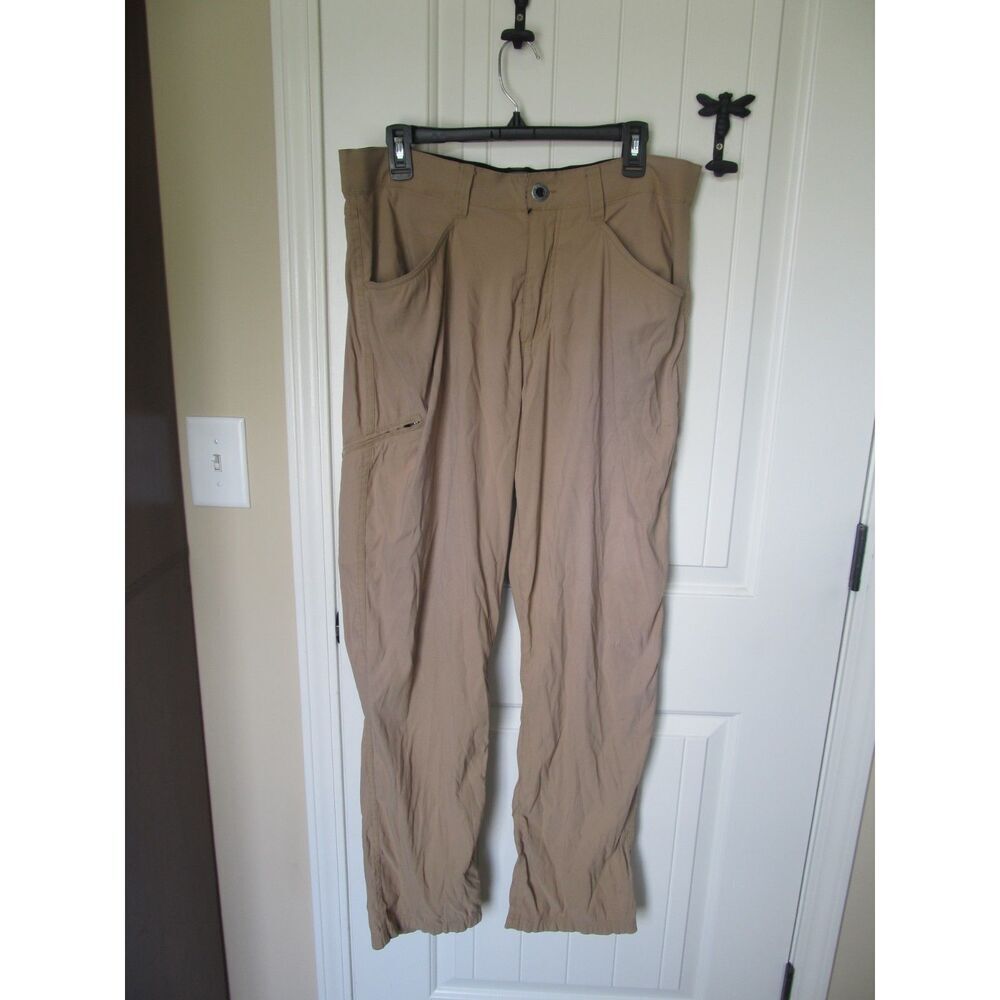 Orvis Mens Khaki 34X32 Casual Outdoor Lightweight Hiking Pants